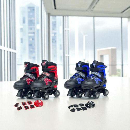 سكيت أربع كفر مع أدوات السلامة