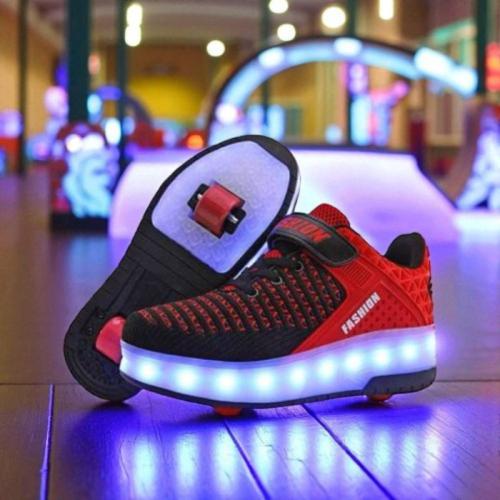 سكيت بعجلة واحدة مضيء للشباب