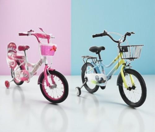 دراجتين أطفال بناتية وولادية مقاس 12,14,16