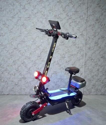 سكوتر التمساح محركين مع سلة