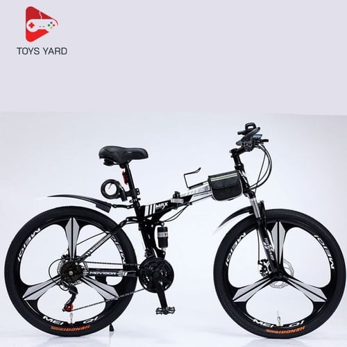 دراجة قابله للطي مقاس 26 مع هدايا