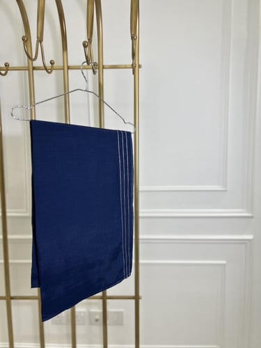 طرحة نيلي لنن قطن هندي