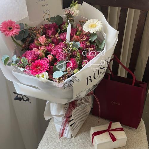 بوكيه الفاتنه وعطر لابنثر