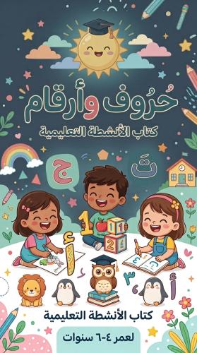 حقيبة الأنشطة التعليمية الشاملة للحروف والأرقام (م...