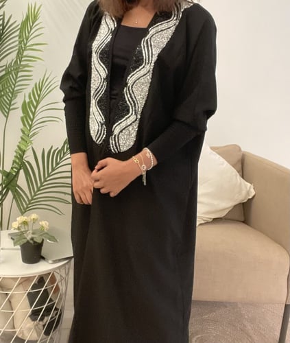 O51 عباية كريب شك يدوي