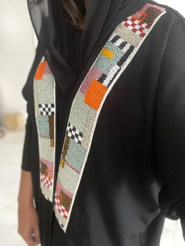 O75عباية كريب شك يدوي
