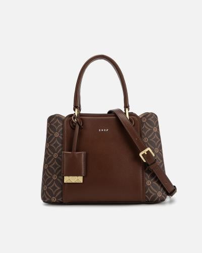 شنطة نسائية كلاسيك بلون بني