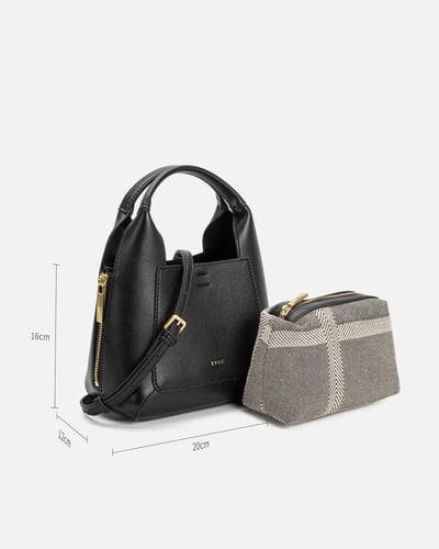 شنطة نسائية كلاسيك بلون أسود