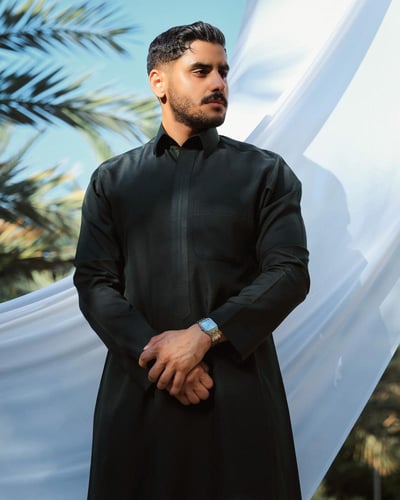 ساعة جسار الرجالية من الستيل بلون فضي