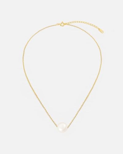 سلسال نسائي بلون ذهبي بتصميم جذاب