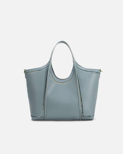 شنطة نسائية كلاسيك بلون أزرق