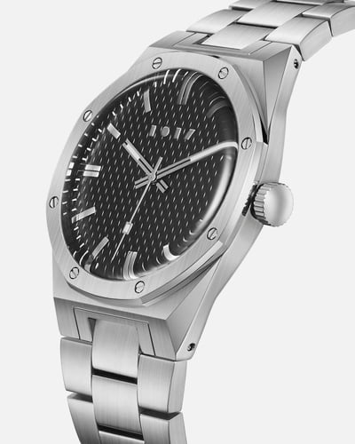 ساعة ريان الرجالية ستيل بلون فضي