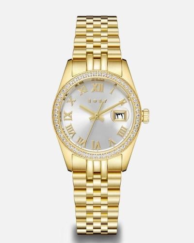 ساعة لطيفة النسائية ستيل بلون ذهبي