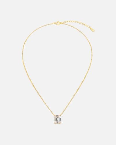 سلسال نسائي بلون ذهبي بتصميم أنيق