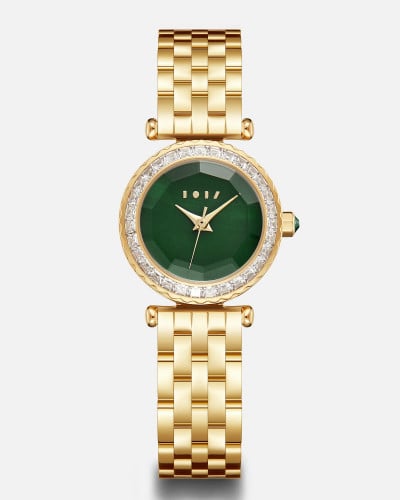 ساعة ألطاف النسائية باللون الذهبي