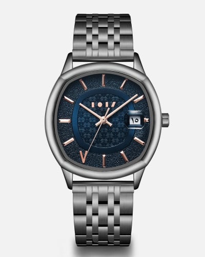 ساعة السلطان الرجاليه باللون الأسود