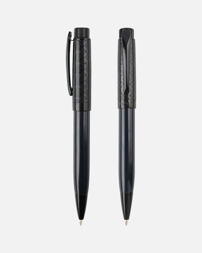 قلم رجالي بتصميم فاخر بلون أسود وأزرق