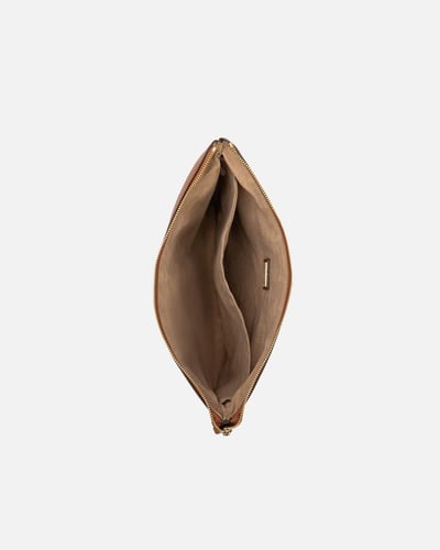 شنطة نسائية من الجلد بلون أخضر