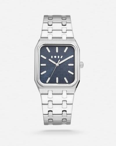 ساعة جسار الرجالية من الستيل بلون فضي