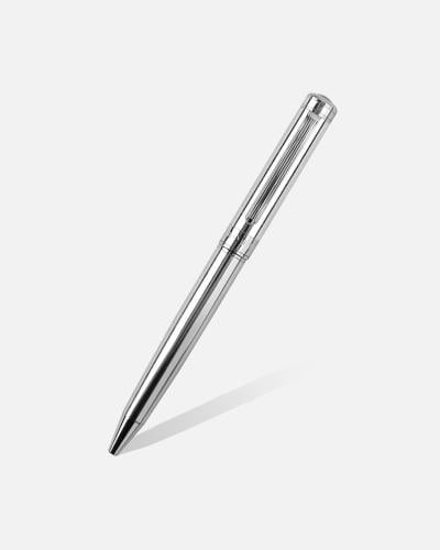قلم رجالي بتصميم كلاسيك بلون فضي