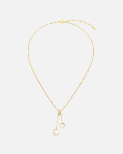 سلسال نسائي بلون ذهبي بتصميم مميز