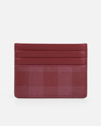 محفظة رجالية أنيقة من آن بلون أحمر