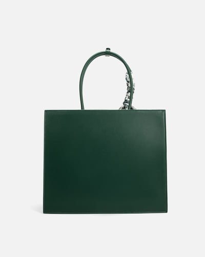 شنطه نسائيه كلاسيك باللون الأخضر