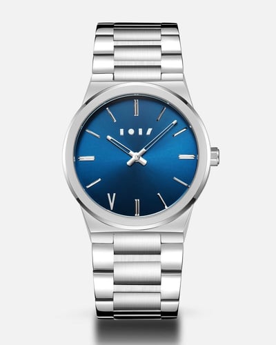 ساعة الخَالد الرجالية بلون فضي