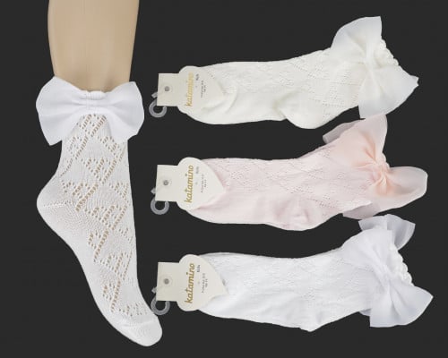 جورب اطفال مع فيونكا 24076