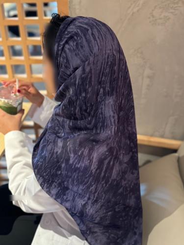 Blue tie dye