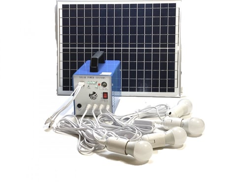 منظومة إدارة طاقة شمسية 140W مع بطارية ليثيوم 12A
