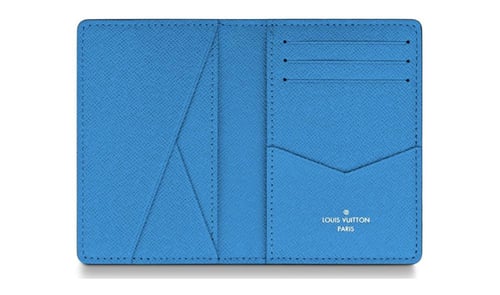 Louis Vuitton Pocket Organizers Blue Big Dameir