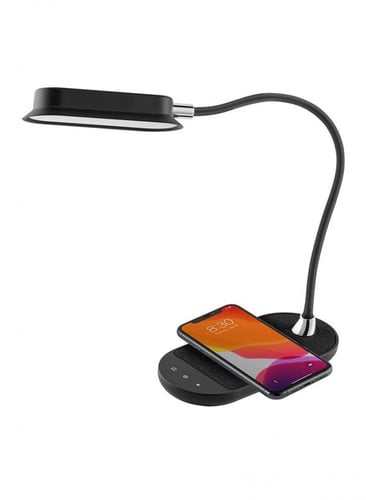 -- مصباح LED صغير مرن مع شاحن لاسلكي 10W من موماكس