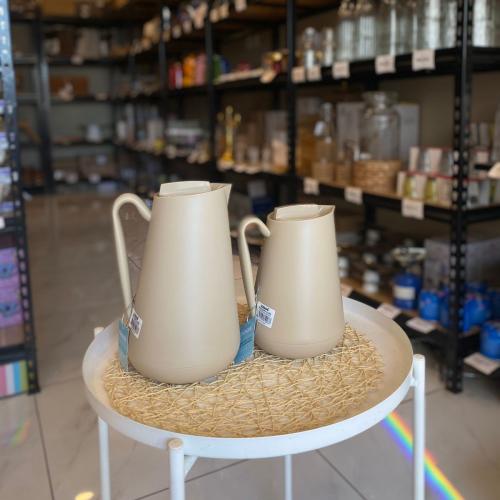 طقم ترامس كروس قهوة و شاي بيج