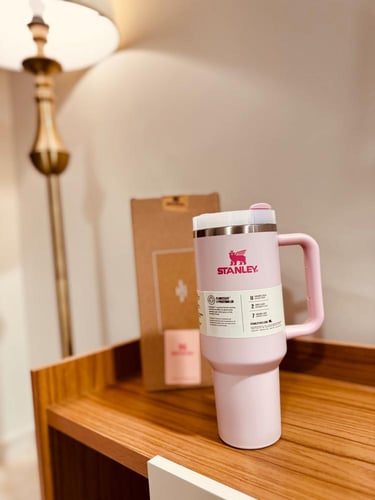 كوب ستانلي 40oz مق لون وردي