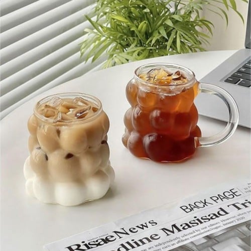 كوب ببلز زجاجي