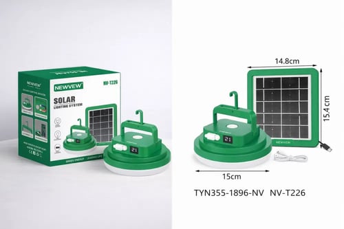 لمبة تخييم وتعليق بالطاقة الشمسية – 300 واط -لمبة...