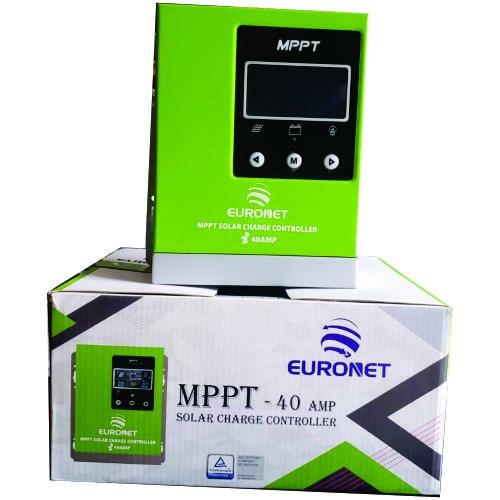 منظم 40 امبير MPPT من شركة euronet مع مراوح
