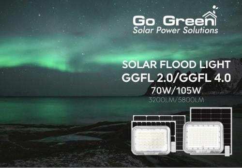Go green كشاف طاقة شمسية بضمان تشغيل الليل كله 320...