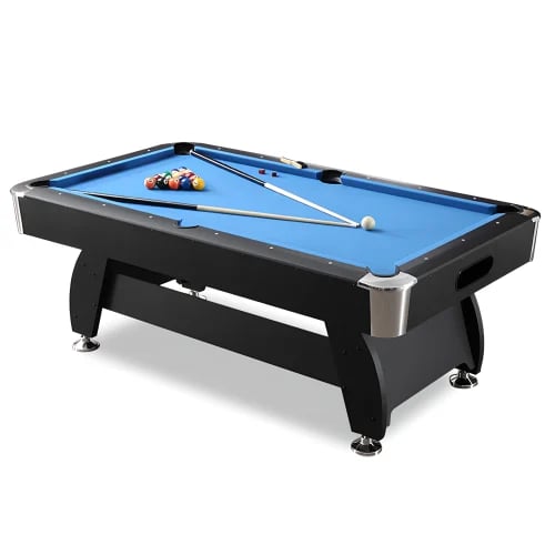 9-foot billiard table (290×163 cm) made of MDF wood