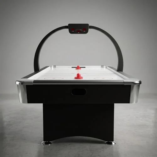 Electronic hockey table 7 feet (215 cm) with modern black design