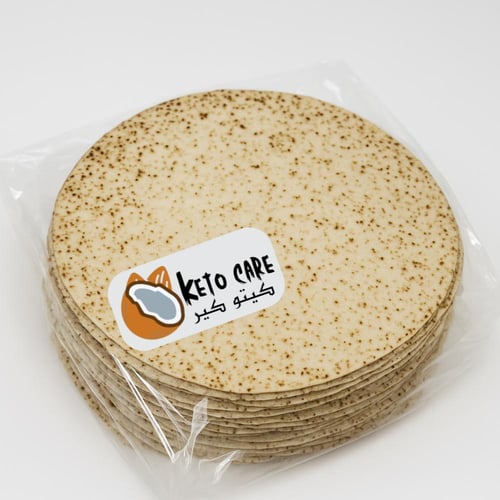 خبز صاج كيتو بدقيق اللوز والجوز 5 قطع