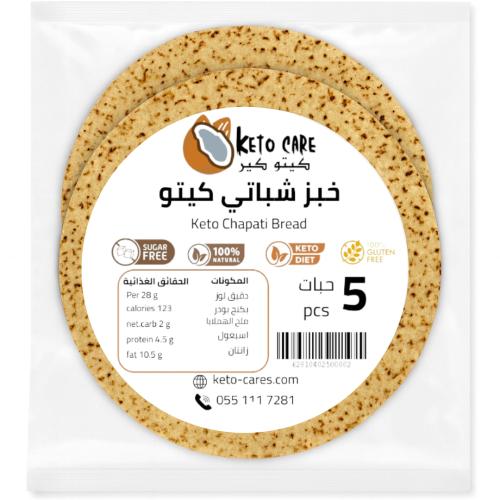 خبز شباتي كيتو بدقيق اللوز 5 قطع