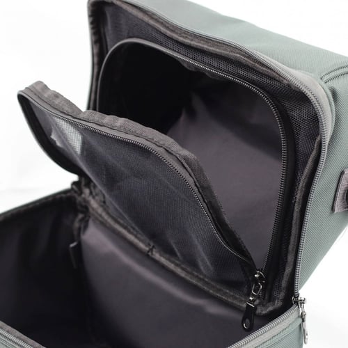 شنطة كفة لأدوات القهوة - رمادي - علامة بني