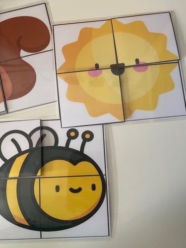 نشاط تحديد الجزء المفقود من الصورة