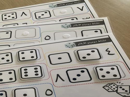 نشاط دومينو الأرقام ( منتج رقمي)