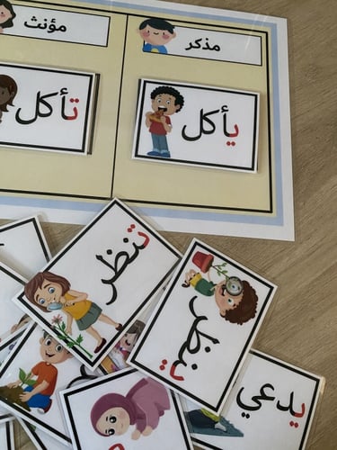 نشاط تصنيف المذكر والمؤنث