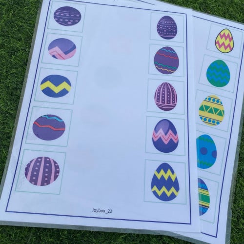 نشاط تمييز جزء من البيضة