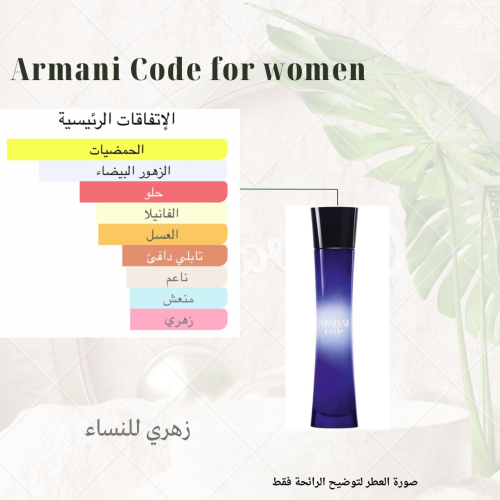 بديل كود ارماني الازرق النسائي