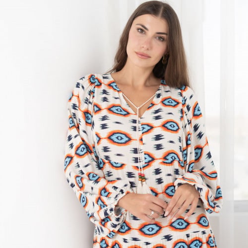 Printed summer dress